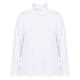 MARINA RINALDI STRETCH JERSEY POLO NECK WHITE 