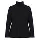 MARINA RINALDI STRETCH JERSEY POLO NECK BLACK