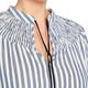 MARINA RINALDI CANDY STRIPE SMOCK TUNIC