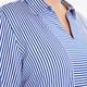 MARINA RINALDI CANDY STRIPE TUNIC NAVY