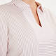 MARINA RINALDI CANDY STRIPE TUNIC PALE PINK