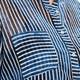 MARINA RINALDI STRIPE GEORGETTE TUNIC WITH CAMISOLE NAVY