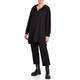 MARINA RINALDI LONG TUNIC WITH HOOD BLACK