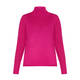 MARINA RINALDI WOOL BLEND POLO NECK FUCHSIA