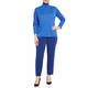 MARINA RINALDI POLO NECK SWEATER COBALT