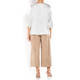 MARINA RINALDI SILK TOP WHITE 