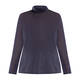 MARINA RINALDI LUREX POLO NECK TOP NAVY