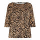 MARINA RINALDI ANIMAL PRINT TOP