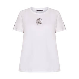 MARINA RINALDI COTTON TOP WHITE  - Plus Size Collection