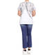 MARINA RINALDI COTTON TOP WHITE 