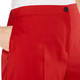 MARINA RINALDI VIRGIN WOOL TROUSER RED 