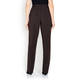 MARINA RINALDI FRONT CREASE PULL-ON TROUSER ESPRESSO