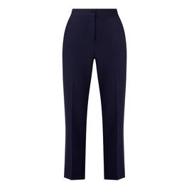 MARINA RINALDI FRONT CREASE TROUSERS NAVY  - Plus Size Collection