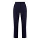 MARINA RINALDI FRONT CREASE TROUSERS NAVY 