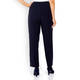 MARINA RINALDI FRONT CREASE TROUSERS NAVY 