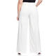 MARINA RINALDI COTTON TWILL TROUSER WHITE