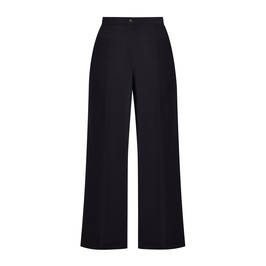 MARINA RINALDI COTTON TWILL TROUSER BLACK - Plus Size Collection