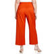 MARINA RINALDI VIRGIN WOOL TROUSER TANGERINE