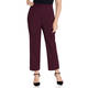 MARINA RINALDI ANKLE GRAZER TROUSER MAHOGANY