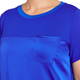 MARINA RINALDI SATIN FRONT TOP COBALT