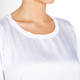 MARINA RINALDI SATIN FRONT T-SHIRT WHITE