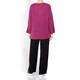 MARINA RINALDI SWEATER WITH LUREX MULBERRY