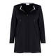 MARINA RINALDI COTTON BLEND HOODY BLACK