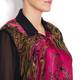 MUREK PINK & BLACK PRINT GEORGETTE SHIRT