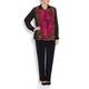 MUREK PINK & BLACK PRINT GEORGETTE SHIRT