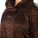 MYCRA PAC LEOPARD PRINT AND PLAIN REVERSIBLE RAINCOAT WITH BAG