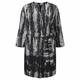 Marina Rinaldi black and white jacquard COAT