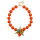 NUR ORANGE PEARL DUCKEGG NECKLACE