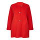 MARINA RINALDI COLLARLESS DOUBLE FACE COAT