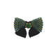 NUR CRYSTAL EMBELLISHED BROOCH GREEN 