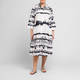 Noen Pure Cotton Dress Black and White 