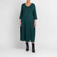 Noen Jersey V-Neck Dress Green 