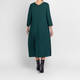 Noen Jersey V-Neck Dress Green 