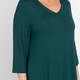 Noen Jersey V-Neck Dress Green 