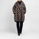 Noen Polka Dot Long Jacket Black 