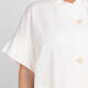 Noen Long Short-Sleeved Jacket White 