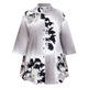 Noen Poplin Printed Shirt Grey
