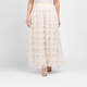 Noen Layered Tulle Frill Skirt Vanilla 