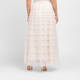 Noen Layered Tulle Frill Skirt Vanilla 