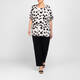 Noen Jersey Spot Print Top Beige