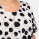 Noen Jersey Spot Print Top Beige
