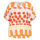 Noen Abstract Print T-Shirt Coral 