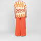 Noen Abstract Print T-Shirt Coral 