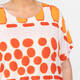 Noen Abstract Print T-Shirt Coral 