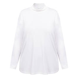 Noen Jersey Roll-Neck Ivory - Plus Size Collection
