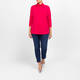 Noen Jersey Roll-Neck Top Fuchsia 
